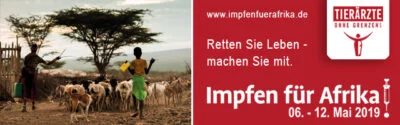 Banner für den Aktionstag Impfen für Afrika 2019