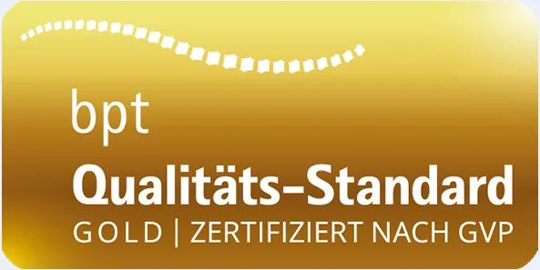 Siegel - Qualitäts-Standard - Gold | Zertifiniert nach GVP
